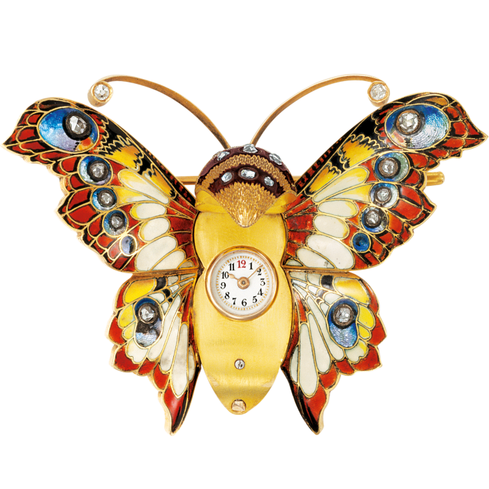 A c1890 butterfly brooch in the Patek Philippe Museum