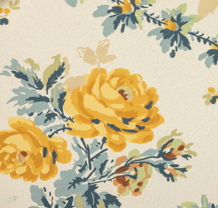 The romantic botanicals of Rameau Fleuri wallpaper are being revived from the riches of the Sibyl Colefax & John Fowler archive (£696 per roll). This trellis pattern is bang on the English country-house-style trend that’s currently in bloom