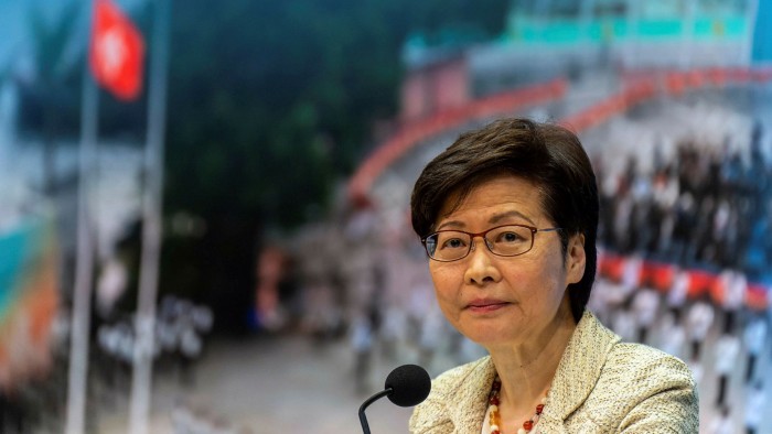 Carrie Lam, Hong Kong’s chief executive