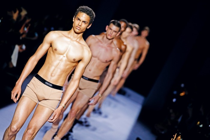 Tom Ford’s men’s underwear is likely to arrive in store in the autumn