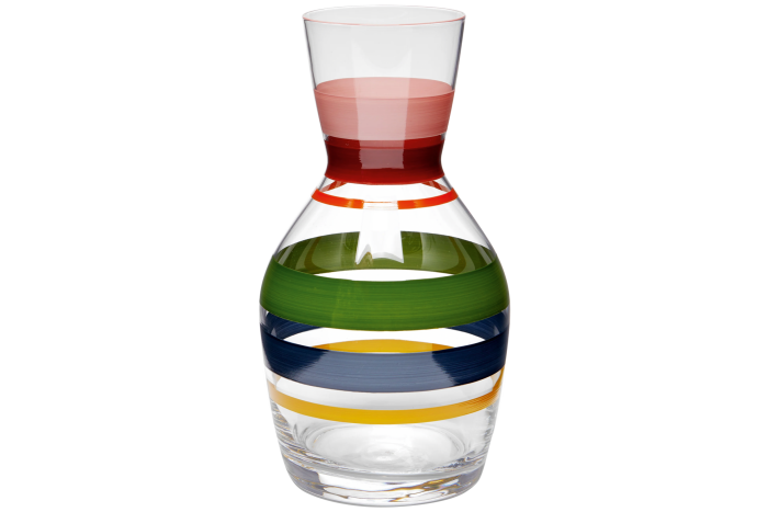 Los Vasos De Agua handpainted glass Portofino Stripe carafe, £150, abask.com