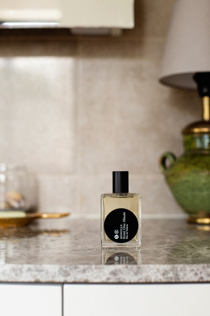 Arthur de Villepin’s grooming staple: Scent One: Hinoki by Monocle and Comme des Garçons