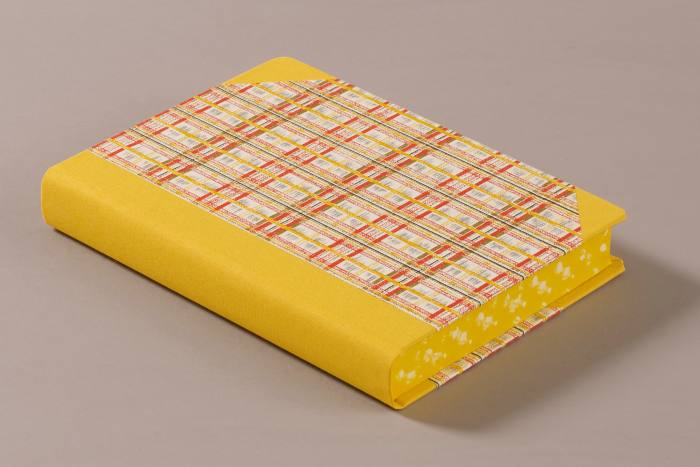 Choosing Keeping tartan Chiyogami composition ledger, £35