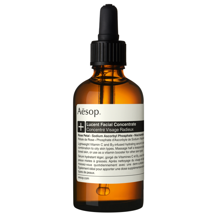 Aesop Lucent Facial Concentrate, £87 for 60ml