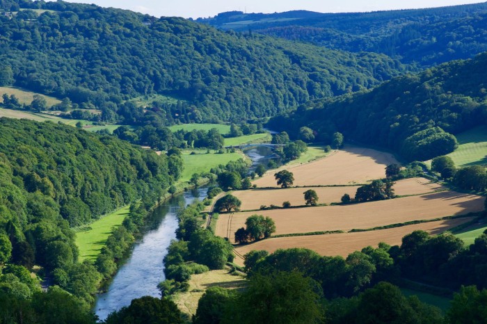 The lower River Wye