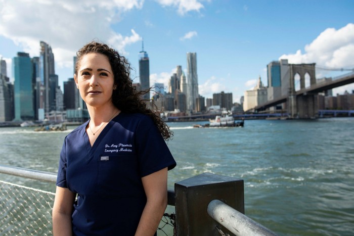 Amy Plasencia, an emergency medicine resident at Brookdale medical centre