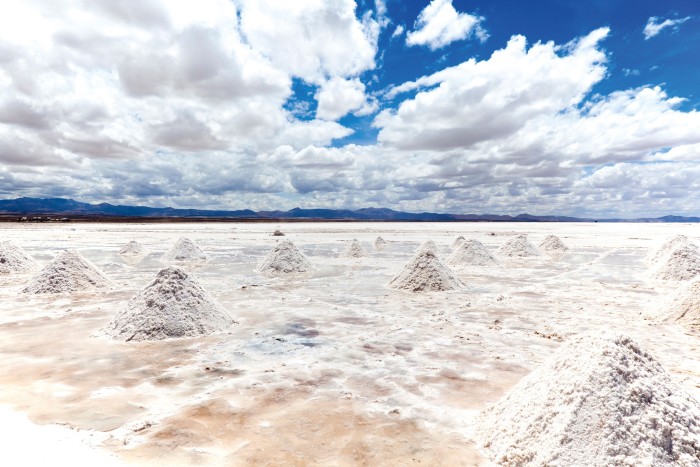 The salt flats of Salar de Uyuni, Bolivia