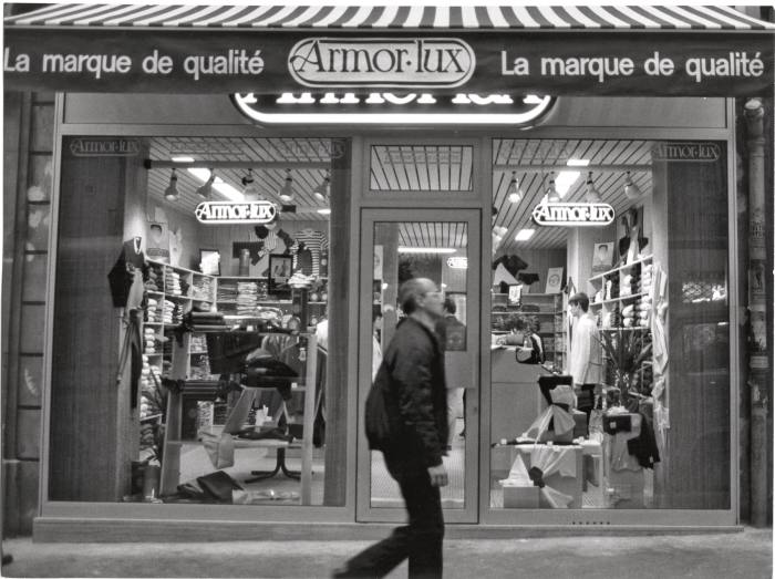 Armor-lux’s Quimper store in the 1970s