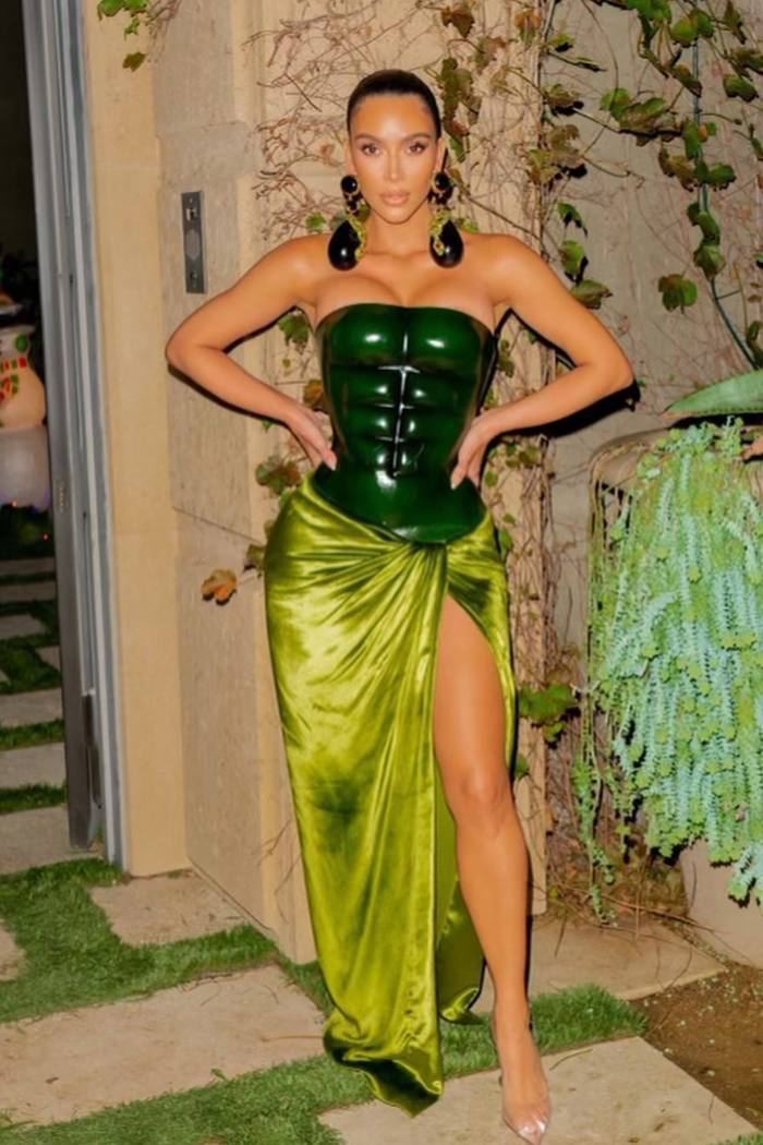 Kim Kardashian at Christmas 2020