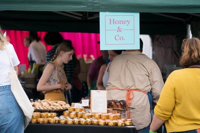 Honey & Co’s sell-out stall at the festival