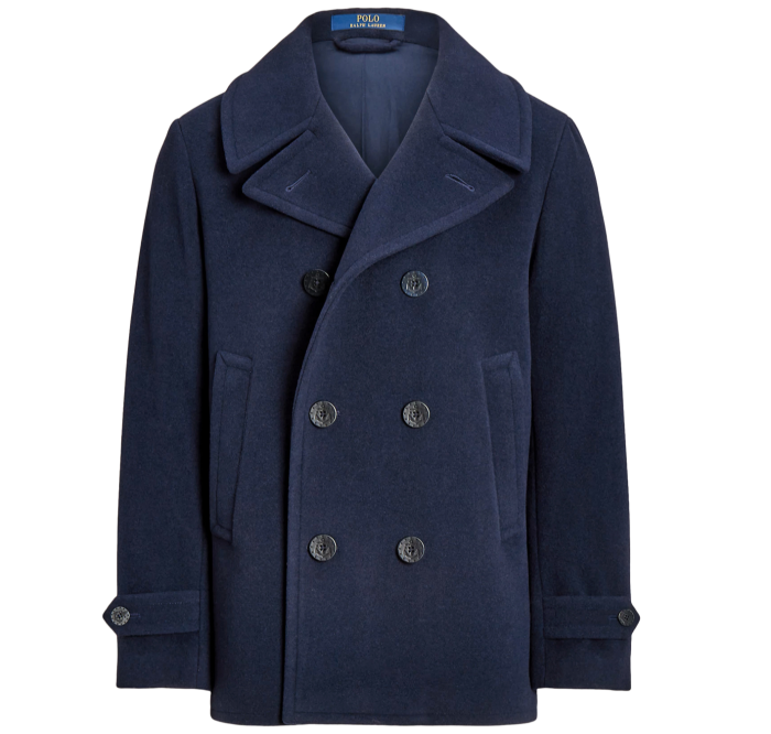 Polo Ralph Lauren wool-mix twill pea coat, £549
