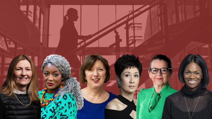 From left: Anne Richards, Anne-Marie Imafidon, Frances O’Grady, Michelle Ong, Jackie Henry and Vivian Hunt