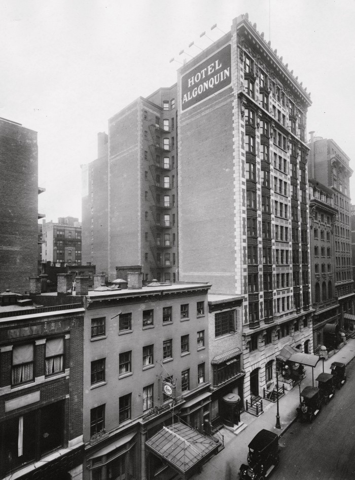 The Algonquin Hotel pictured in 1895: ‘such a part of the old theatre world’