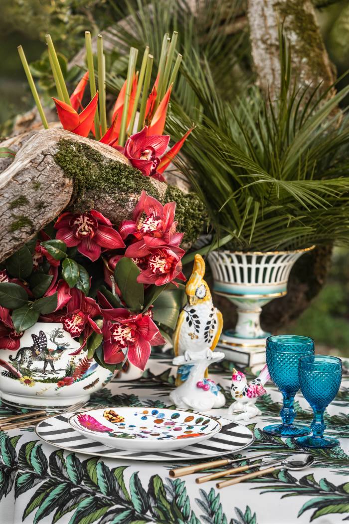 Vista Alegre’s Caribe tableware collection by Christian Lacroix