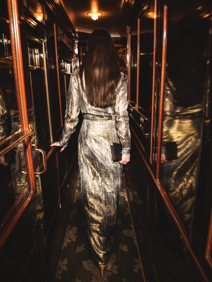 “You can never be overdressed aboard the Venice-Simplon Orient Express”