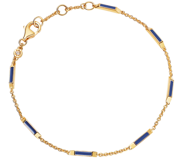 Astley Clarke gold-vermeil and enamel bracelet, £125