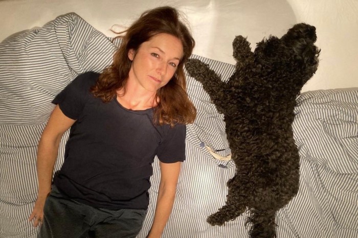 Picture editor Katie Webb with her cockapoo Coco