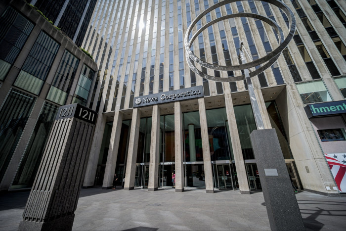 The News Corp headquarters in Manhattan 