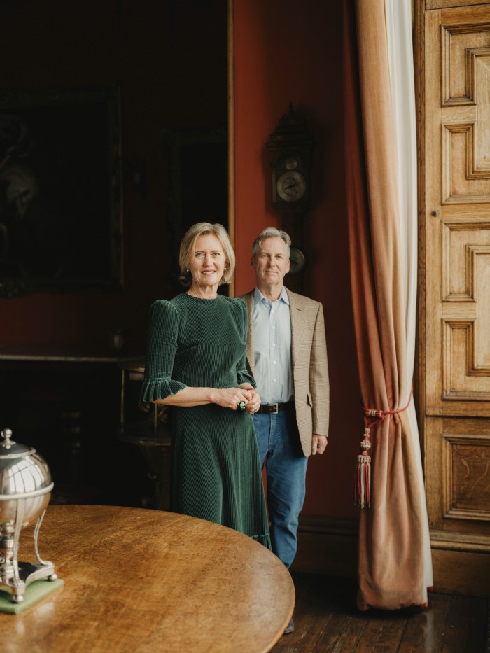 Lord and Lady Barnard in the Dining Room