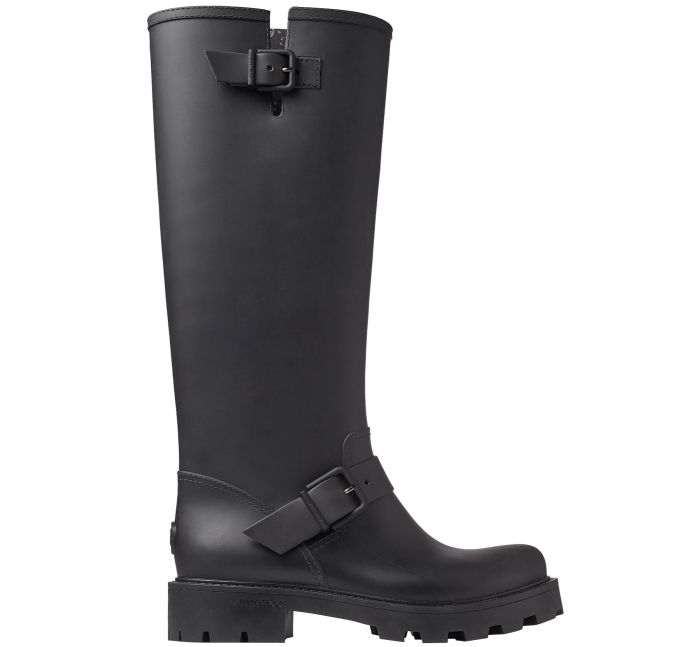 Jimmy Choo biodegradable rubber Yael rain boots, £525