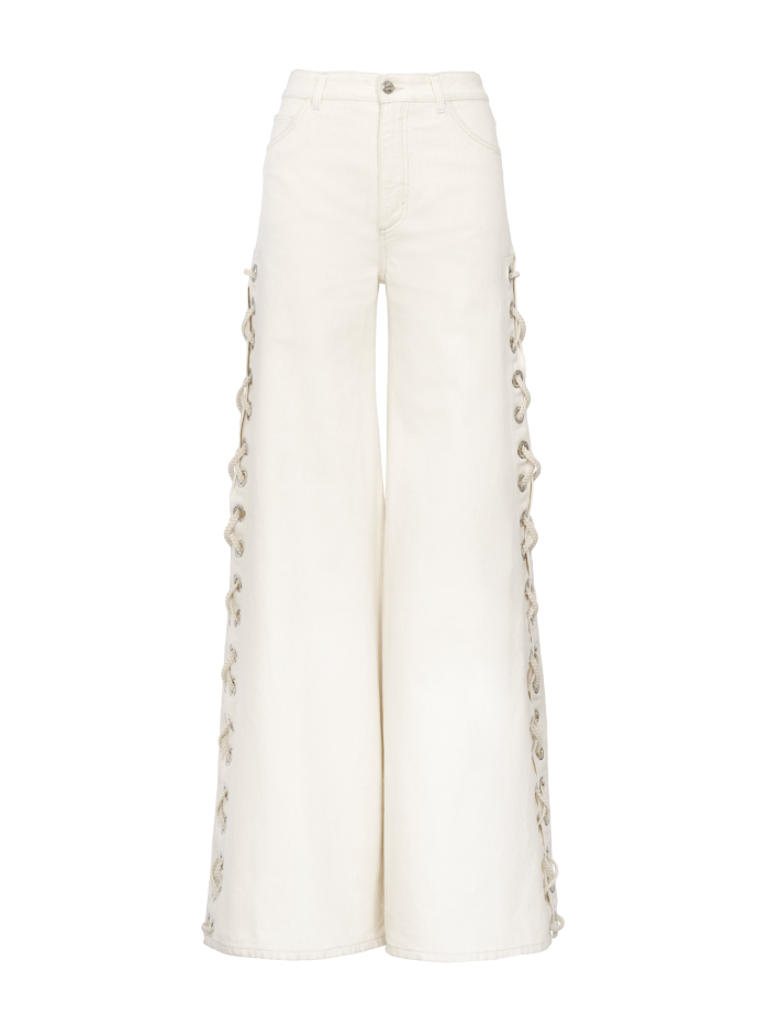 Chloé recycled cotton-hemp denim trousers, £1,800