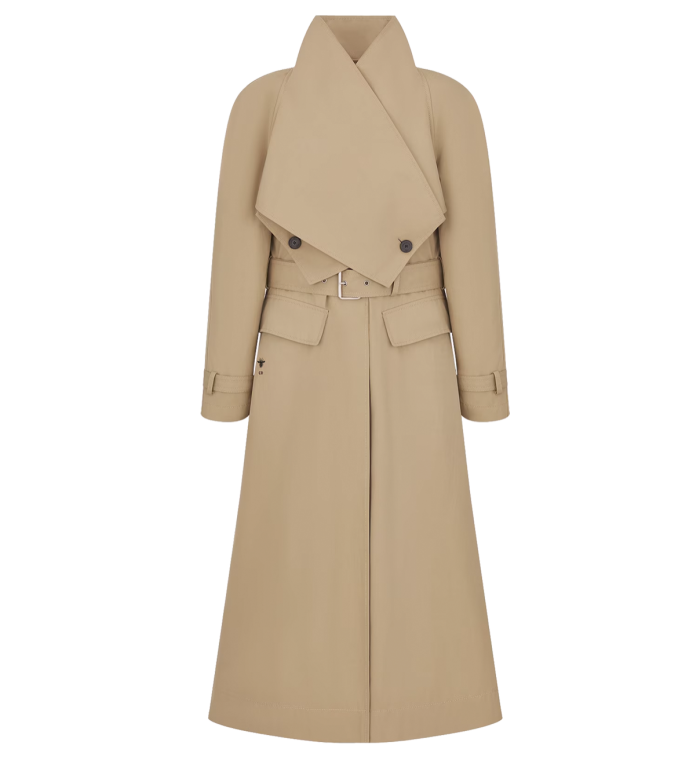 Dior cotton gabardine trench coat, £3,300