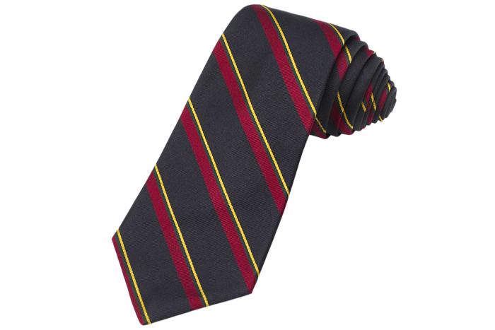Benson & Clegg silk Royal Marines tie, £75