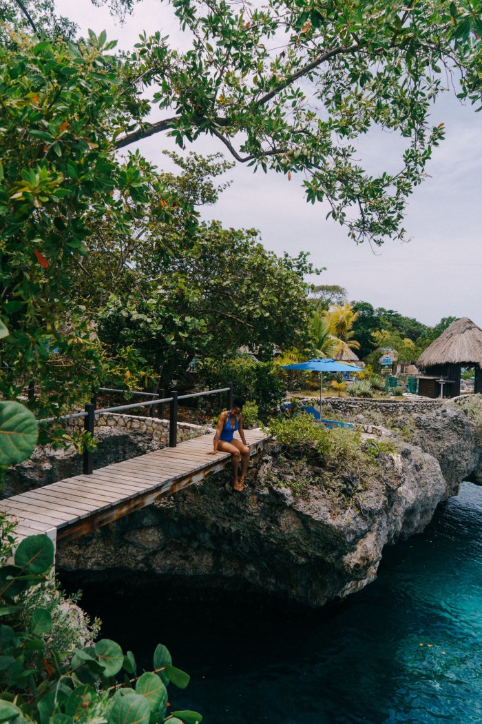 The bridge at Rockhouse Hotel in Negril