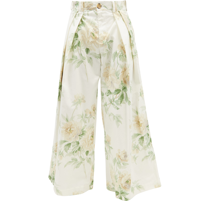 SS DALEY floral-print canvas Lambert trousers, £338, matchesfashion.com