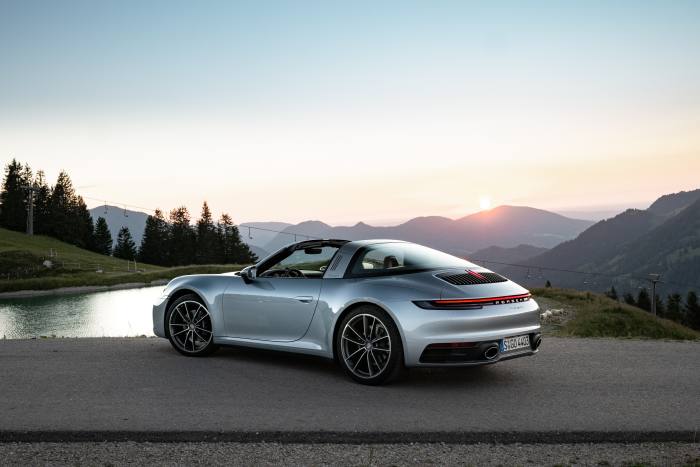 The 911 Targa 4 has a top speed of 180mph