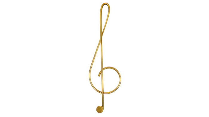 Carl Auböck brass Musical Clef paperclip (25cm), £210, abask.com