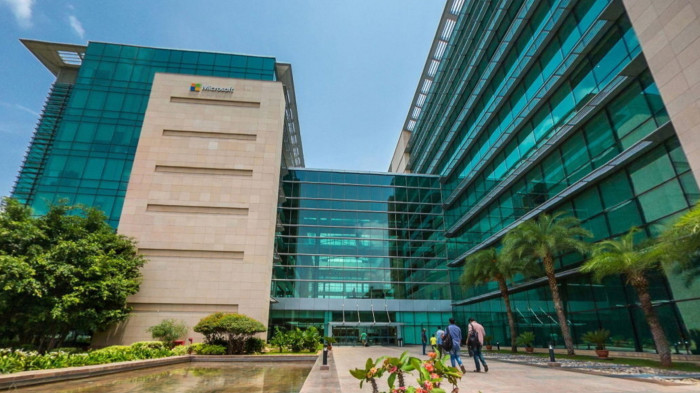 The Microsoft India campus 