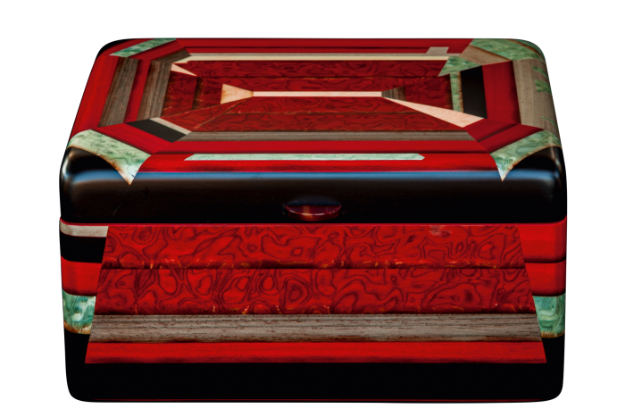 Silvia Furmanovich marquetry box, $4,500