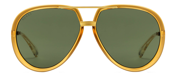 Gucci metal and acetate aviator sunglasses, £345