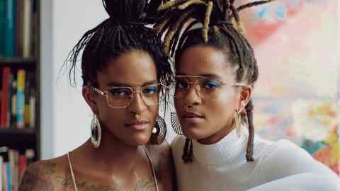 Coco, left, and Breezy Dotson, co-founders of Coco and Breezy Eyewear