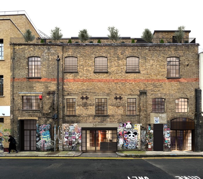 Mission is housed in a converted Victorian beer house in Shoreditch