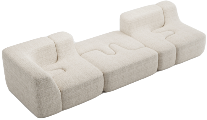 Fendi Casa Fendi F-Affair modular sofa by Controvento