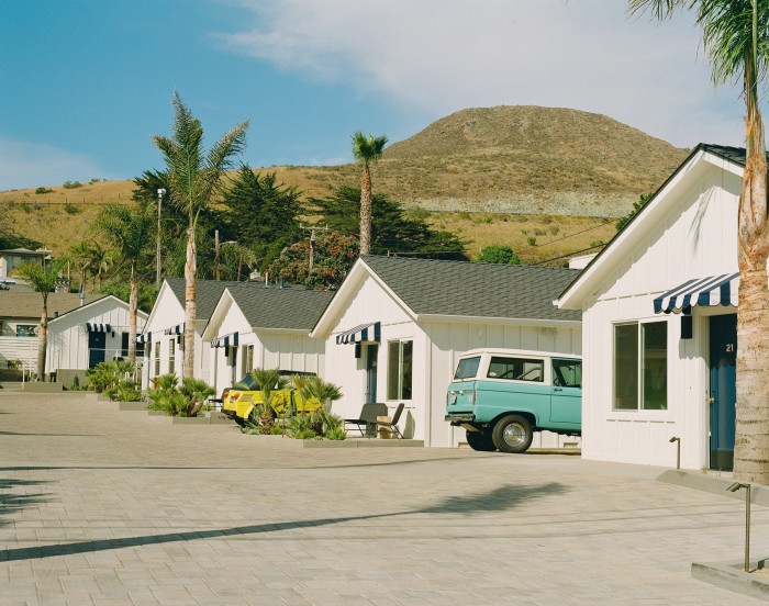 Private bungalows at The Pacific Motel