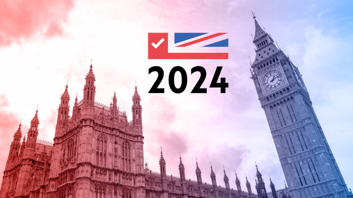 A composite image of the Houses of Parliament and a general election logo