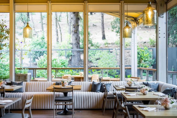 The dining room at Meadowood Forum
