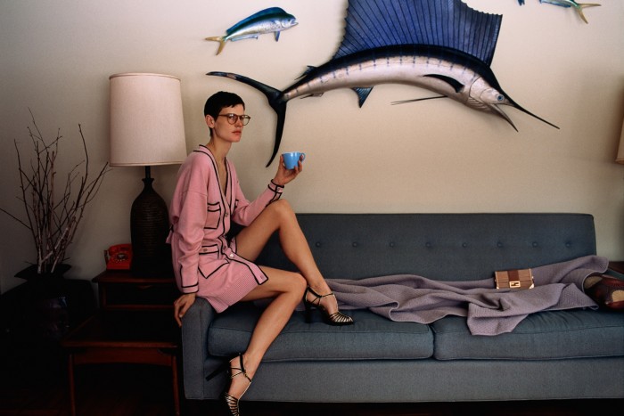 Saskia de Brauw in the ’70s-inspired fashion shoot