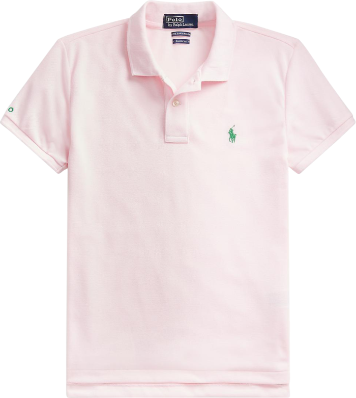 Polo Ralph Lauren Earth Polo shirt, made from recycled plastic bottles and dyed with a waterless process, £95, ralphlauren.co.uk