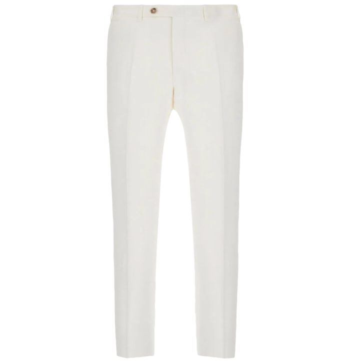 Canali silk-linen trousers, £650