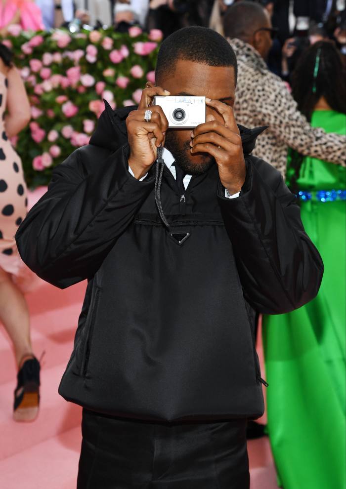 Ocean wearing a Prada anorak at the Met Gala in 2019 for the opening of the Camp: Notes on Fashion exhibition 