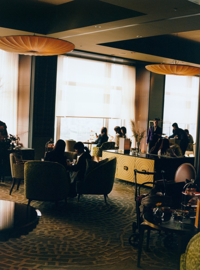 The Oriental lounge at the Mandarin Oriental hotel
