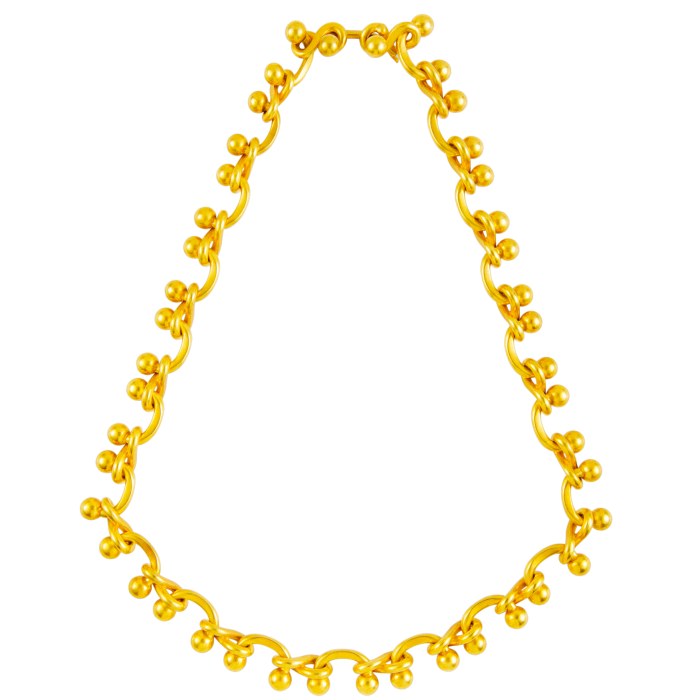 Solange gold Solar necklace, POA