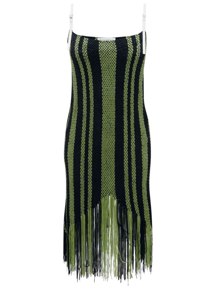 JW Anderson fringe-detail camisole dress, £790