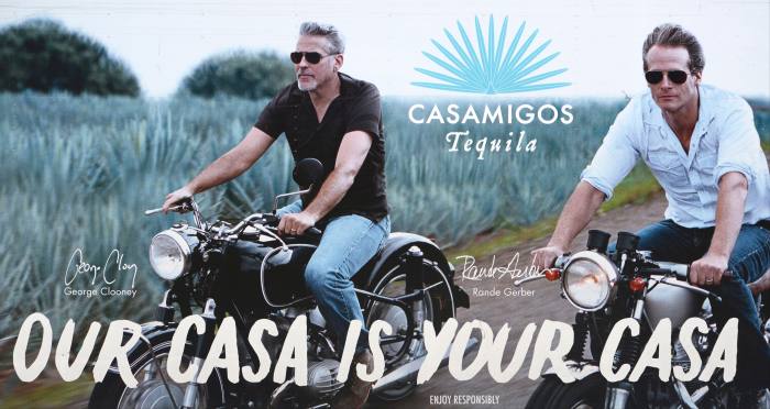 advertisement for Casamigos tequila