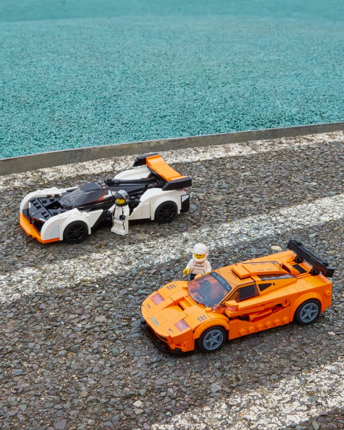 Lego Speed Champions double pack, featuring the McLaren Solus GT (top) and F1 LM models, £39.99