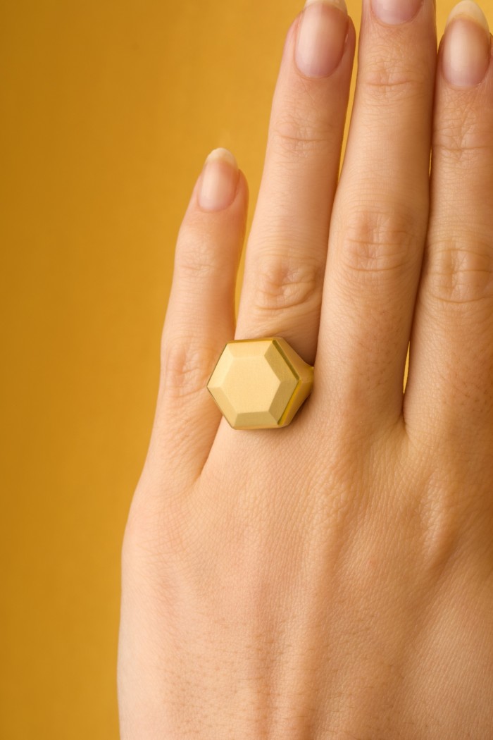 Solange gold Shapeshifter Hexagon ring, £9,800